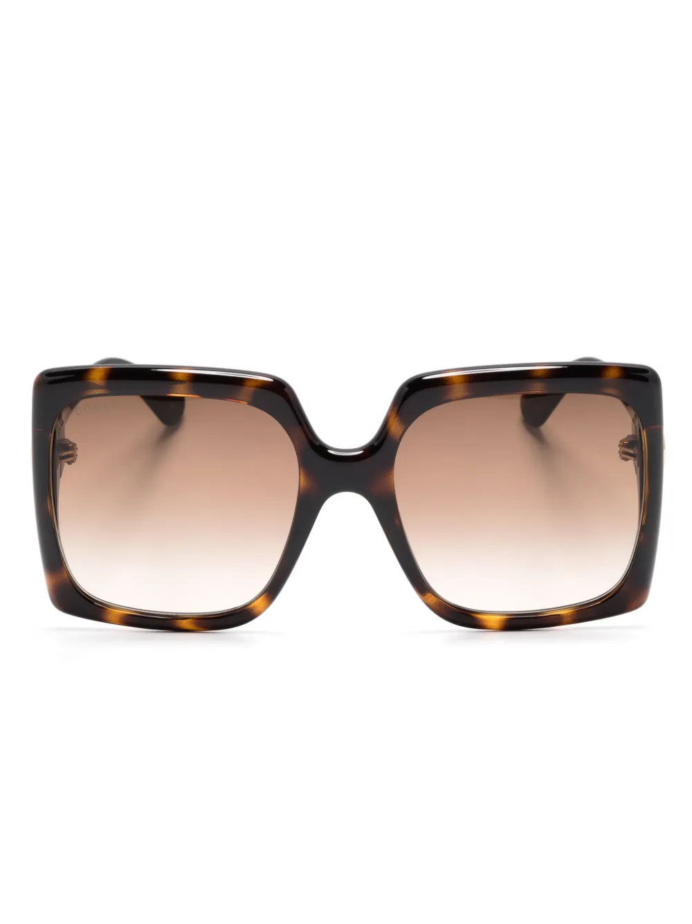 

Солнцезащитные очки с логотипом Interlocking G Gucci Eyewear, коричневый