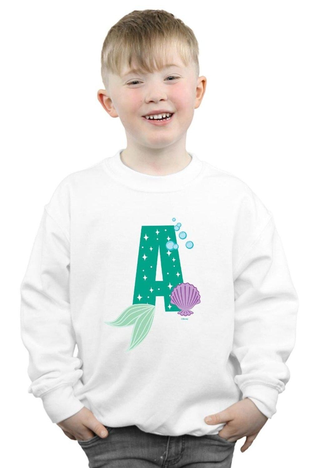 

Толстовка с алфавитом A Is For Ariel Disney, белый