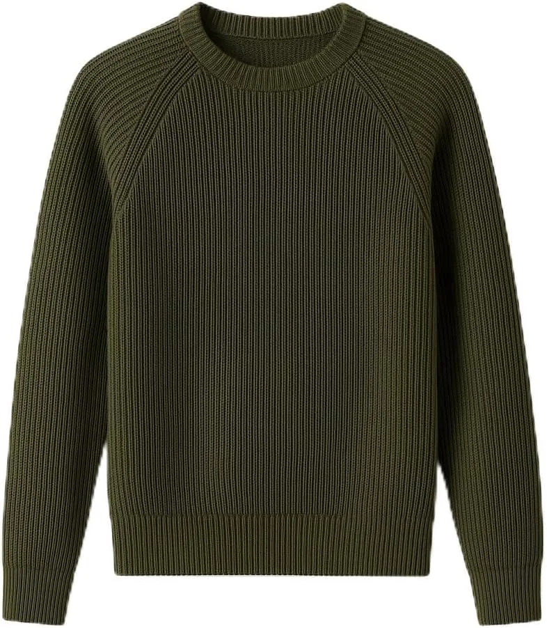 

Мужской свитер с круглым вырезом, длинный рукав, мягкий и теплый Wear Sierra