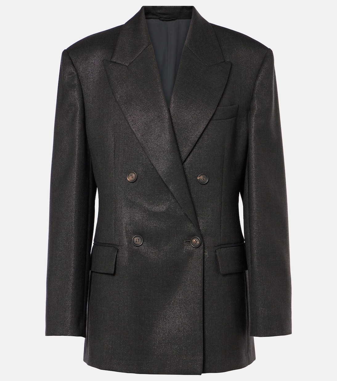 

Пиджак из смесовой шерсти Brunello Cucinelli, Anthracite