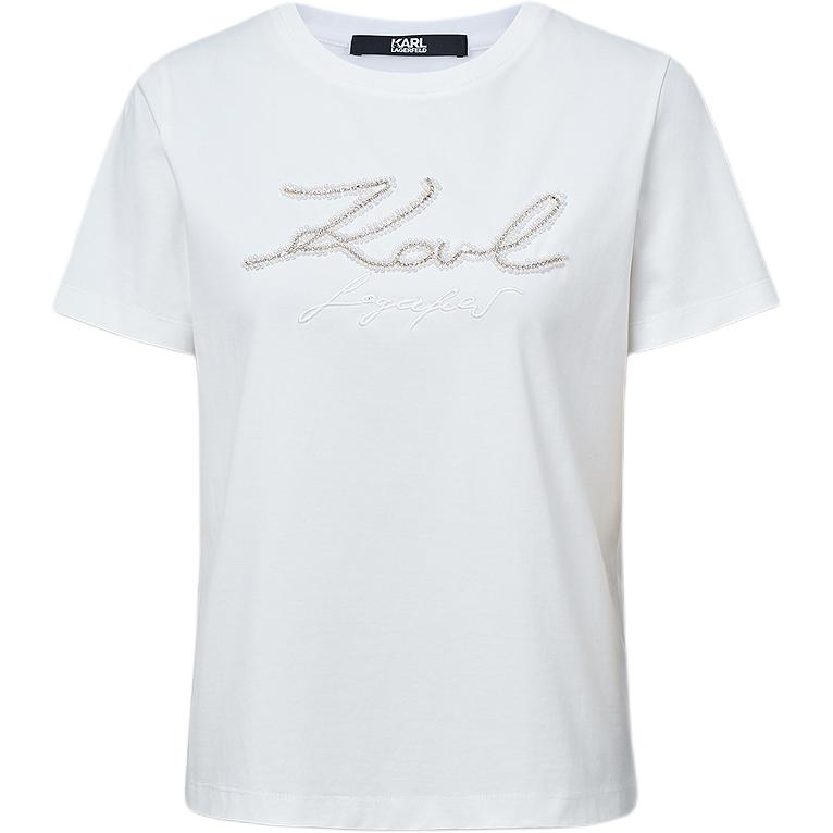 

Футболка KARL LAGERFELD FW25 Regular женская KARL LAGERFELD / Karl Lagerfeld Jeans, белый