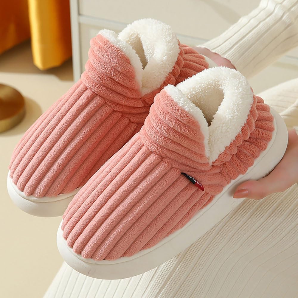 Мягкие зимние домашние тапочки Cloud Slipper, пушистые домашние тапочки на толстой подошве, унисекс Pgfek, зеленый — фото 4