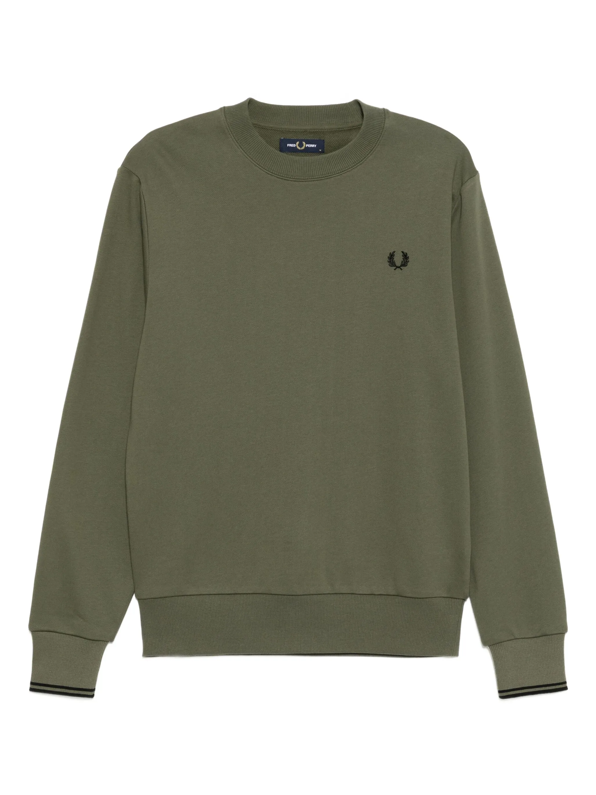 

Толстовка с вышитым логотипом Fred Perry, зеленый