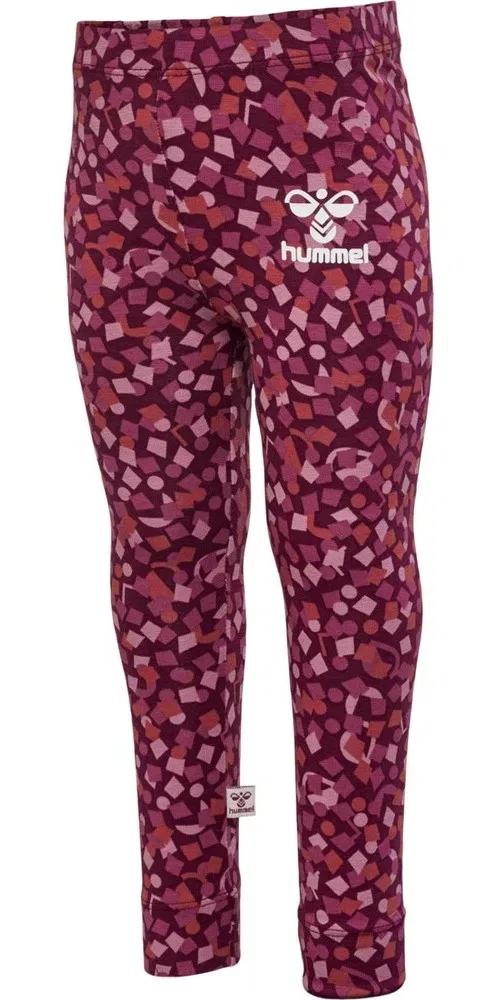 Леггинсы с принтом Hummel, красный