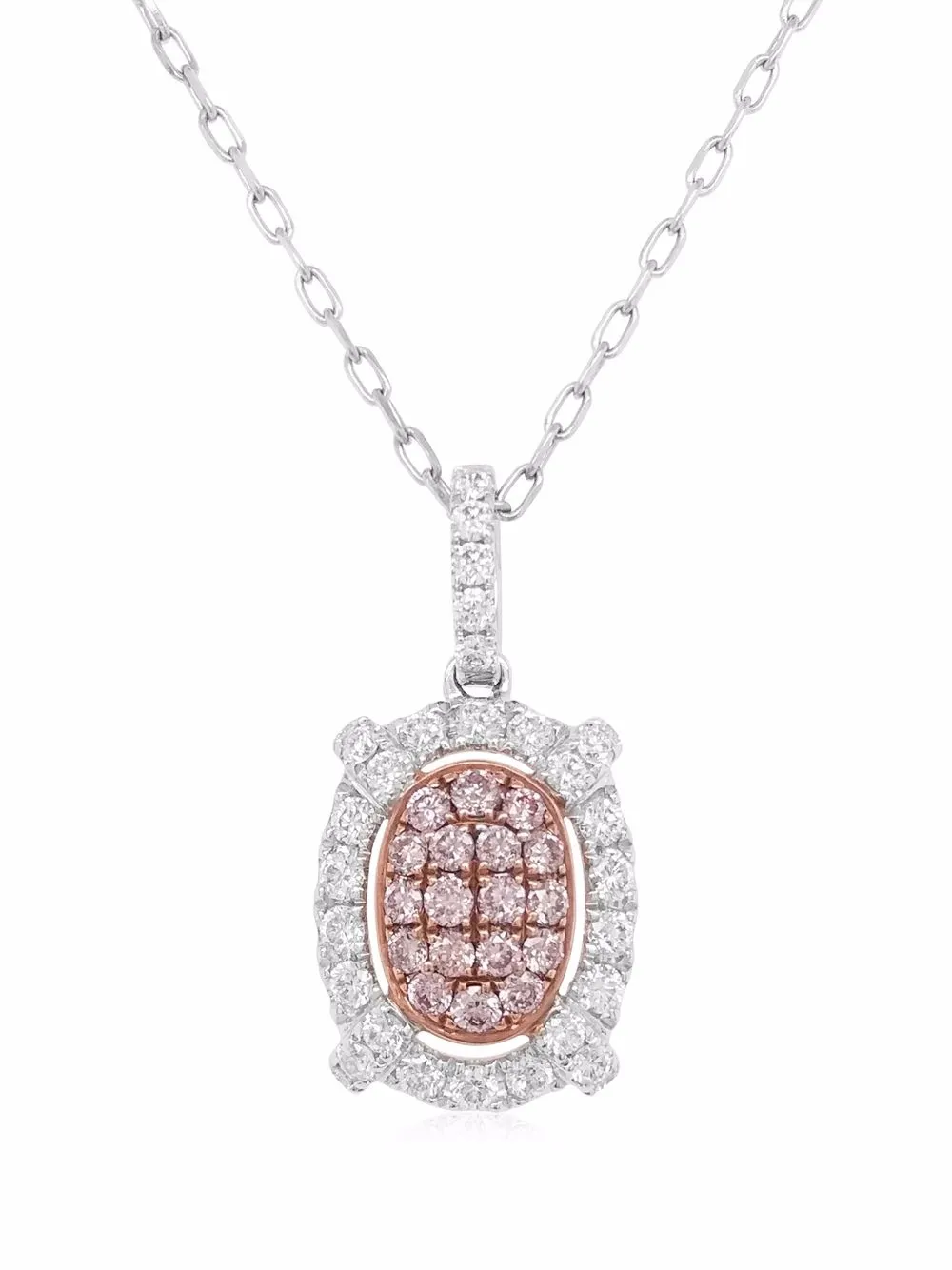 

Платиновое колье Argyle Pink Diamond с подвеской HYT Jewelry, серебяный