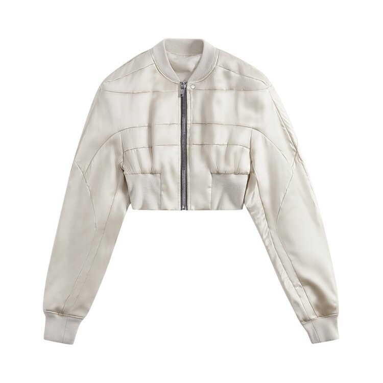 

Куртка Rick Owens Girdered Flight Bomber 'Pearl', белый