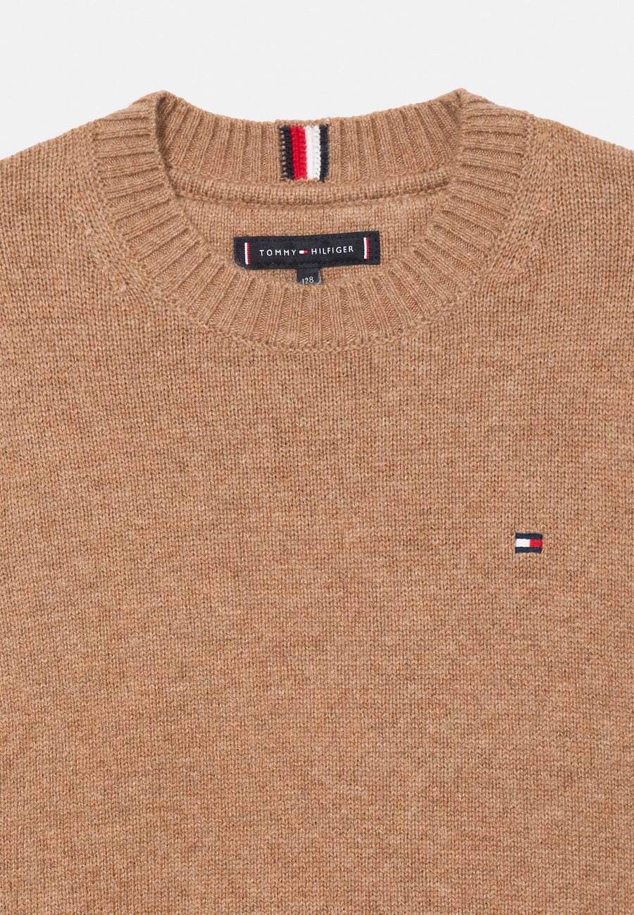 Джемпер Tommy Hilfiger ESSENTIAL PURE LAMBSWOOL JUMPER, Safari Heather/Beige — фото 3
