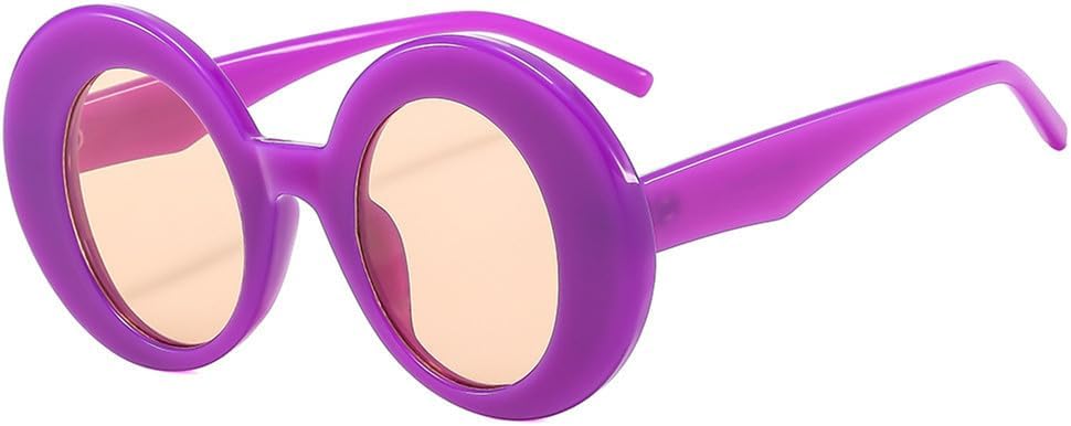 

Большие женские овальные солнцезащитные очки оранжевого цвета с градиентной защитой UV400 для мужчин, для занятий спортом на открытом воздухе и верховой езды UYPTK, C3 Purple