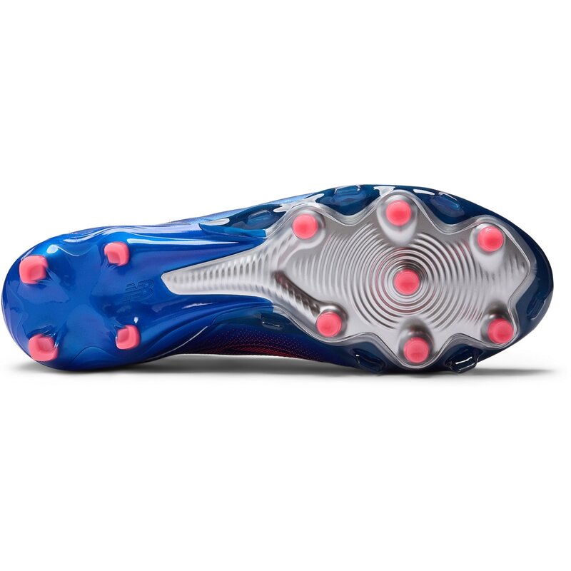 Футбольные бутсы для игры на траве Tekela Elite Low Laced FG V5 New Balance, синий — фото 2