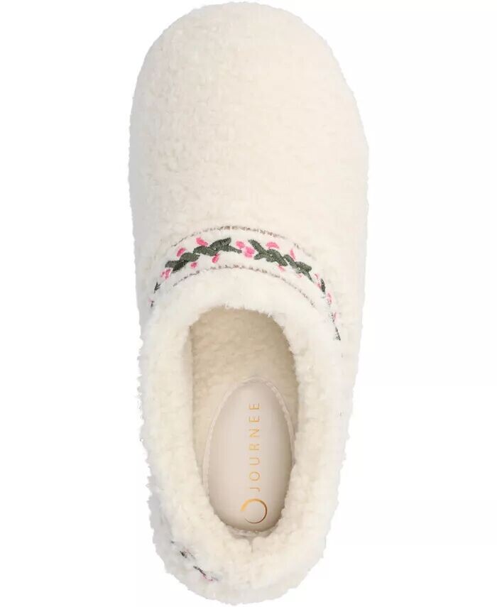 Женские кроссовки Pallmer Round Toe Sippers Journee Collection, коричневый/бежевый — фото 4