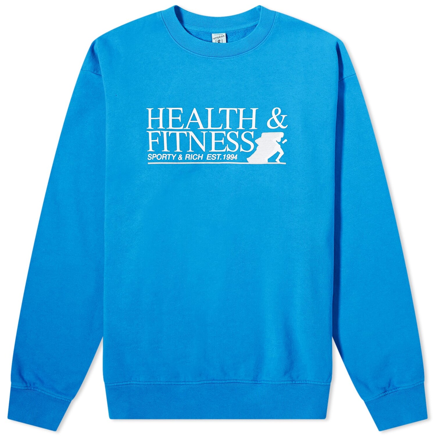 

Свитшот Sporty & Rich Fitness Motion, цвет Royal Blue & White