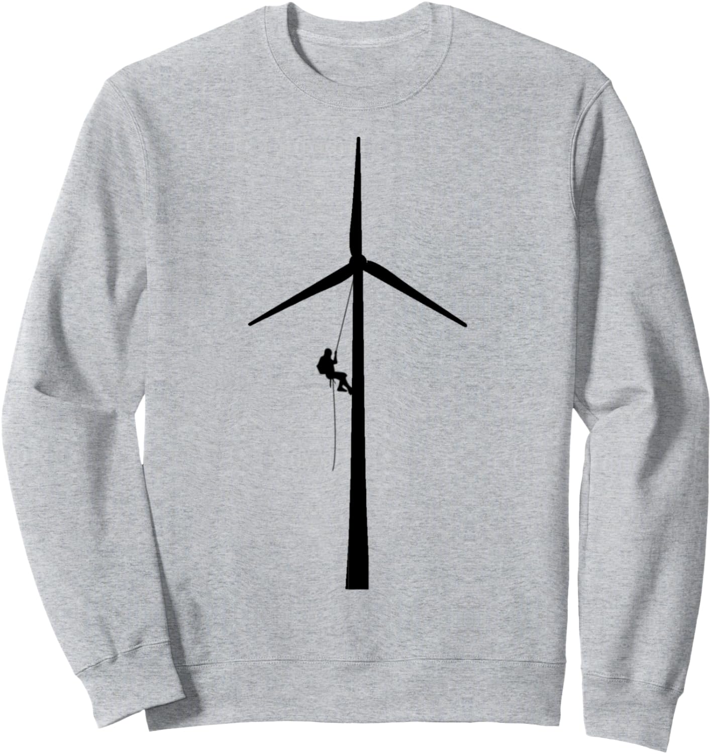 

Техник по ветряным турбинам, возобновляемая энергия, вентилятор ветряной мельницы, толстовка Wind Turbine Technician Work Apparel, серый