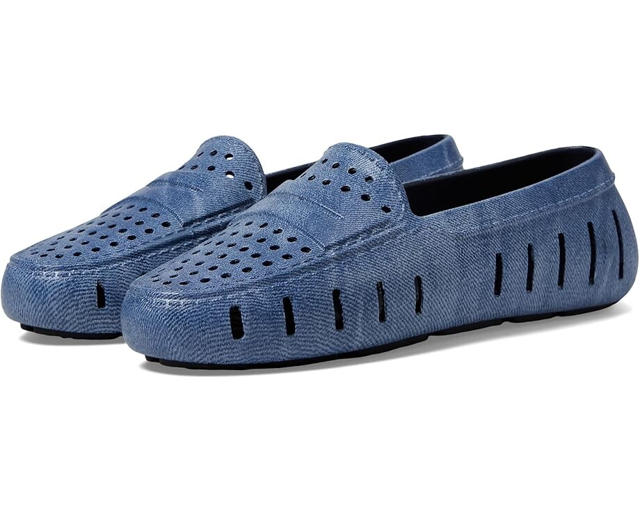 

Лоферы Floafers Posh Driver Print, цвет Blue Denim