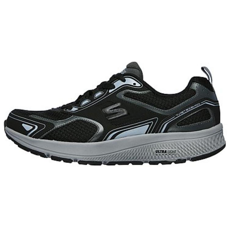 

Skechers Амортизирующие износостойкие низкие кроссовки для тренировок и бега мужские черно-серые