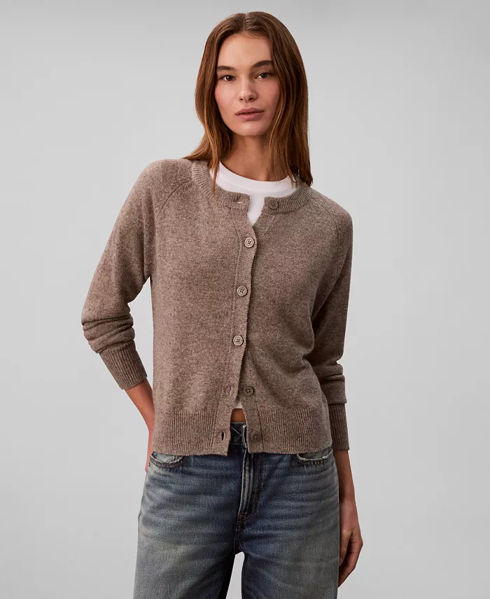 

Женский кардиган с длинными рукавами Calvin Klein, коричневый