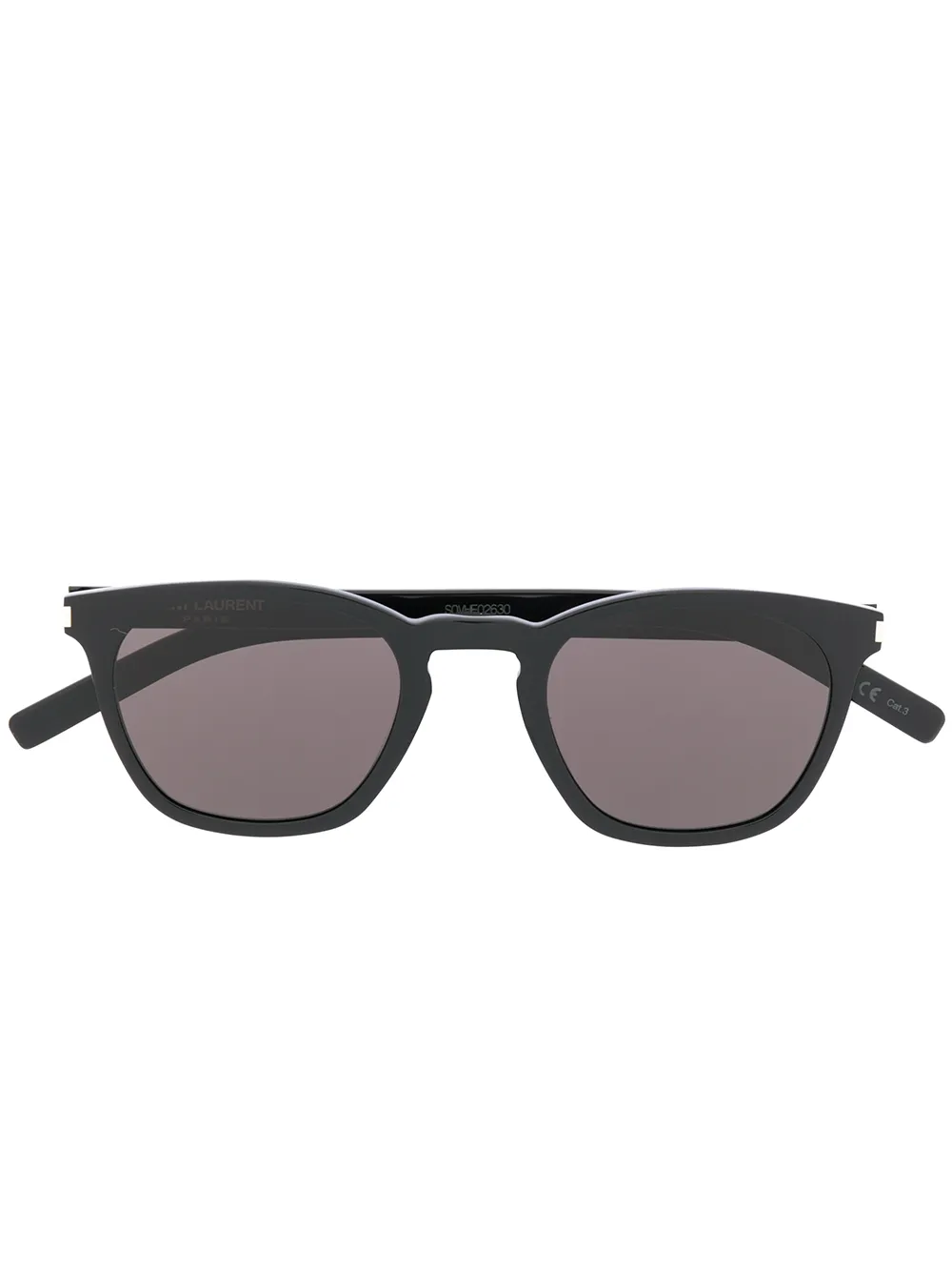 

Солнцезащитные очки в квадратной оправе Saint Laurent Eyewear, черный