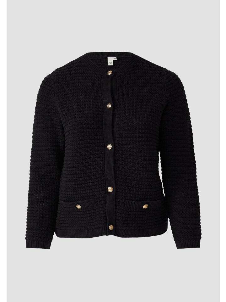 

QS Кардиган цвета 9999_черный