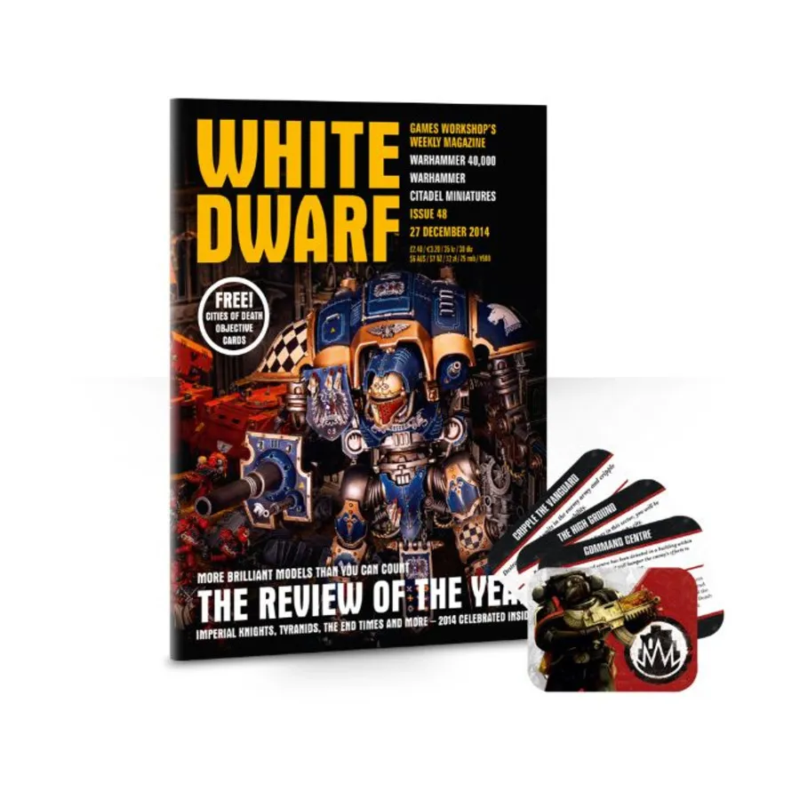 

№ 48 «Обзор года, карты целей «Города смерти»», White Dwarf Weekly - 2014 (#1-#48)