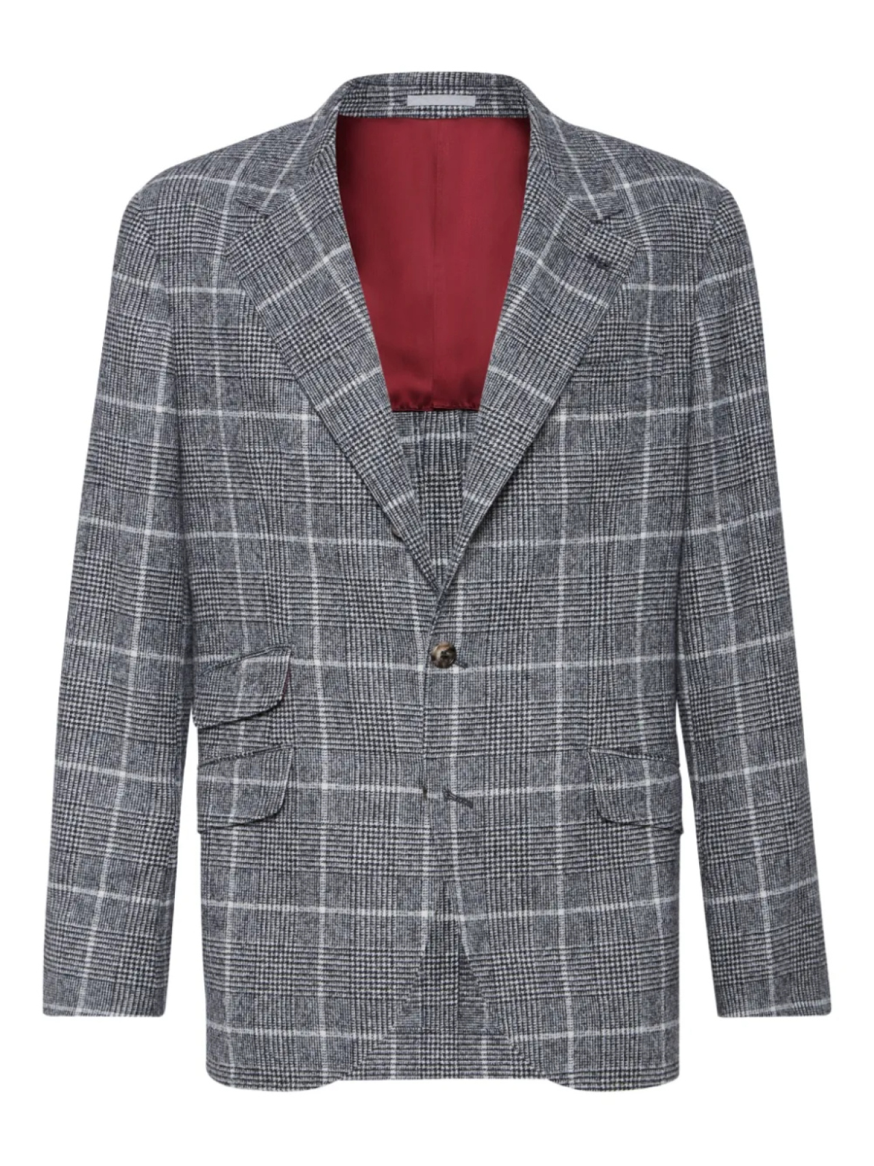 

Brunello Cucinelli однобортный пиджак, серый