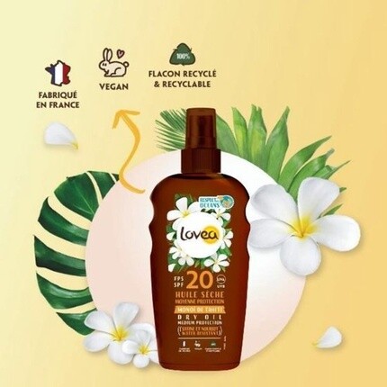 Lovea Sun Сухое масло-спрей Солнцезащитный крем Spf20 150 мл — фото 2