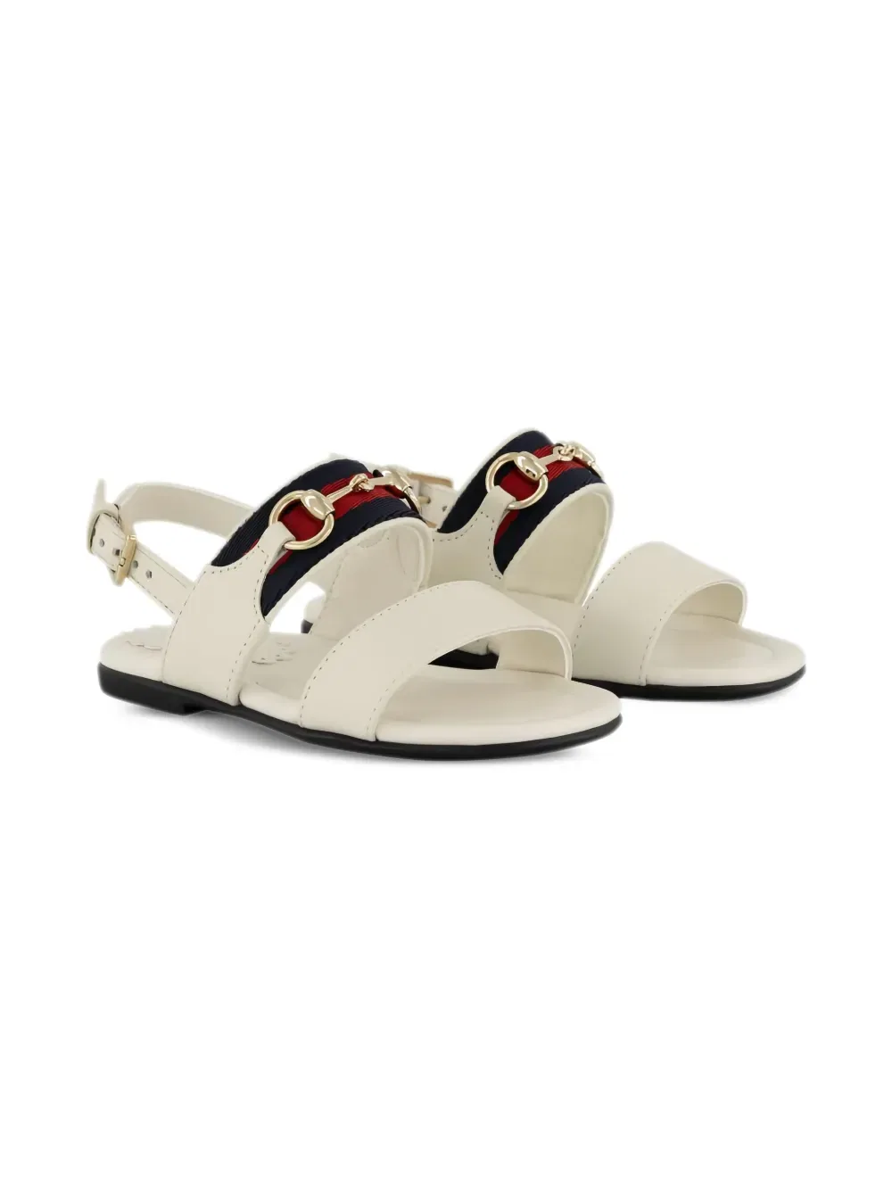 Сандалии Web-stripe Gucci Kids, белый