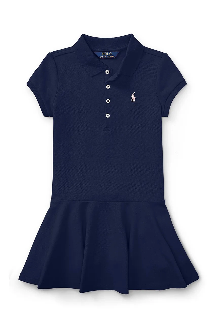 

Платье маленькой девочки Polo Ralph Lauren, темно-синий