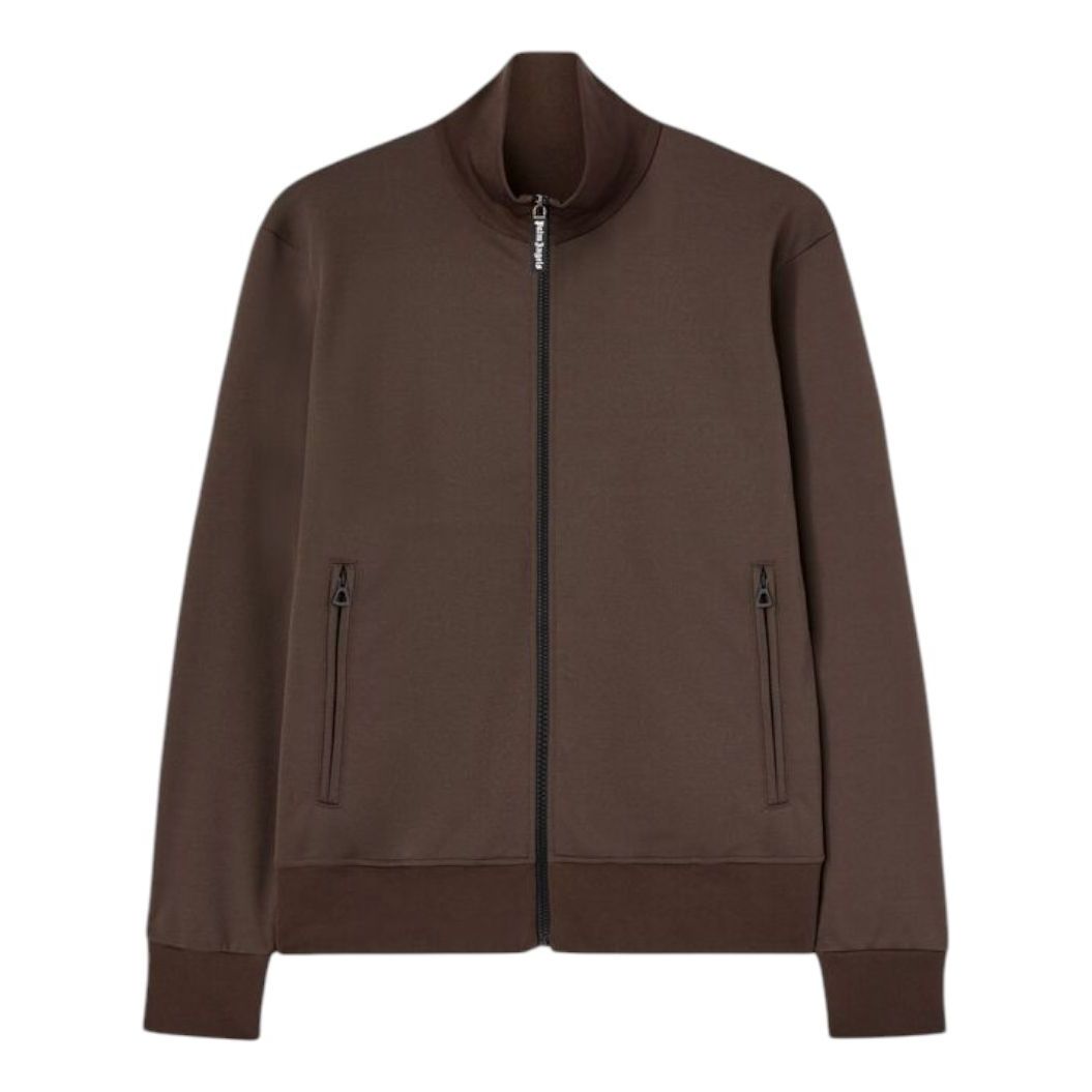 

Спортивная куртка Palm Angels с изогнутым логотипом на спине, цвет «Винтажный черный»