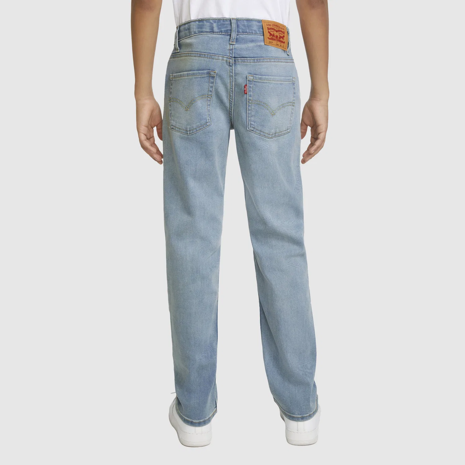 Джинсы 511 Slim Fit Eco Performance для мальчиков 8-20 лет Levi's, Light Wash — фото 4