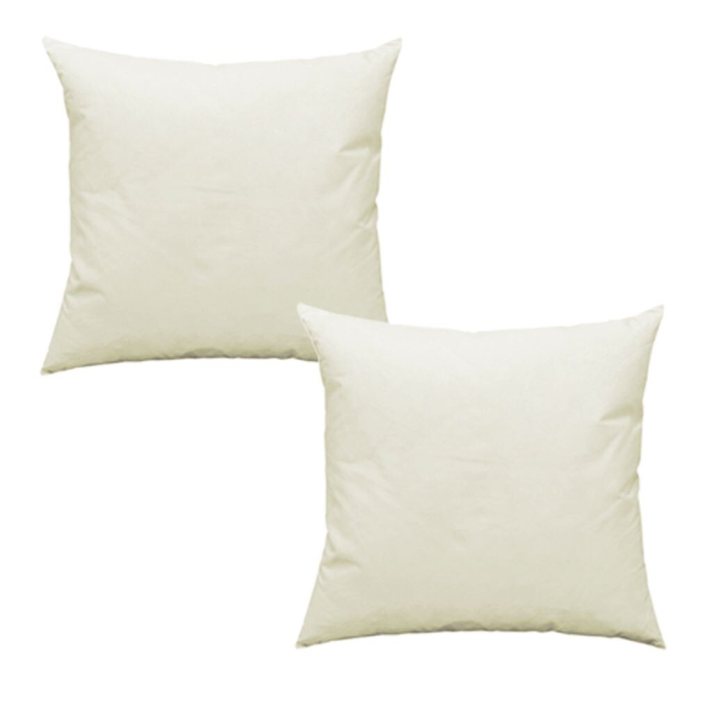 

В упаковке 2 подушки-наполнители 50 x 50 см. Перьевая подушка. Подушка для тикинга. Подушка для наполнения. Внутренняя подушка Haus und Deko