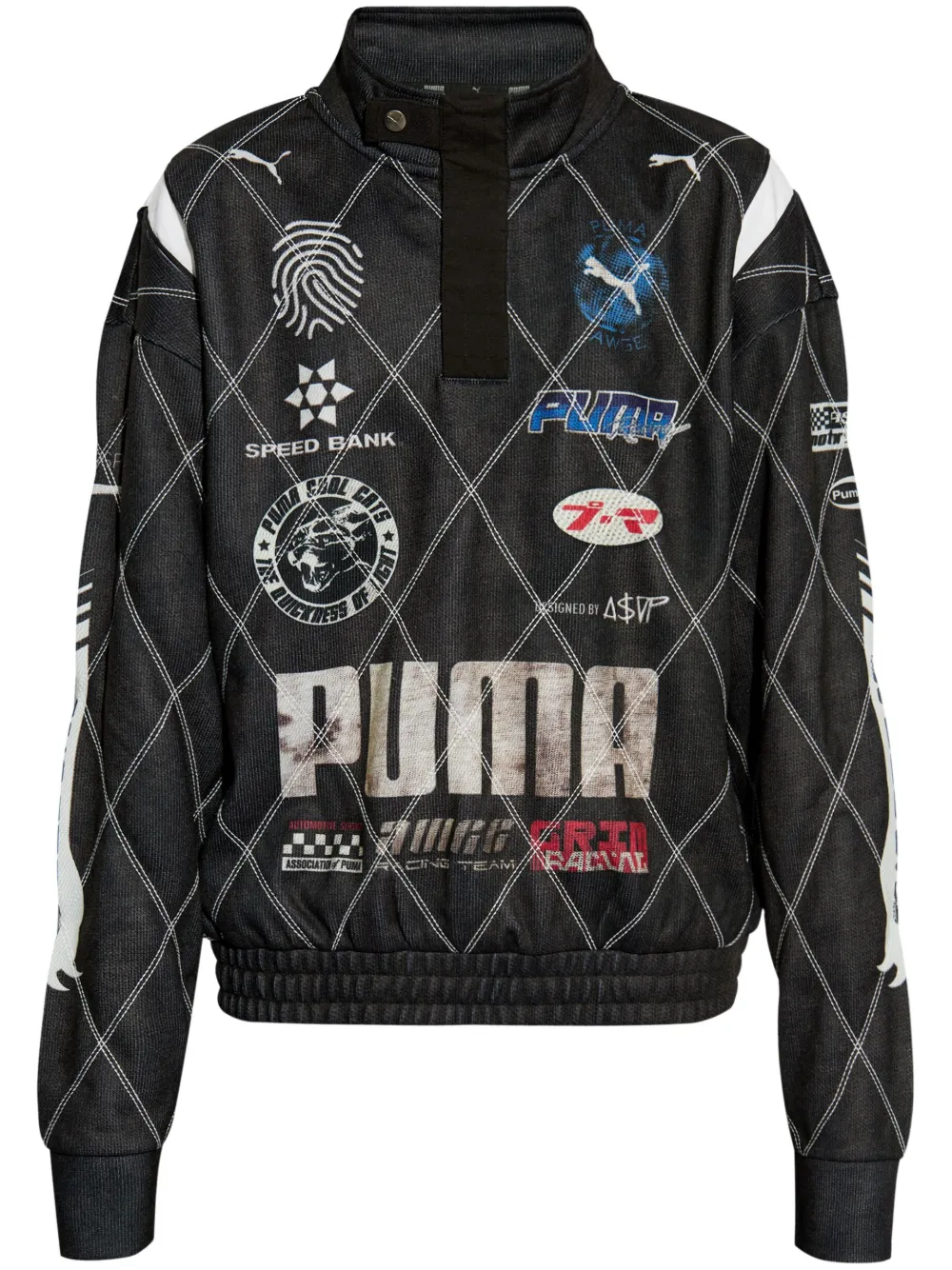 

Толстовка Rocky с эффектом потертости из коллаборации с A$AP PUMA, черный