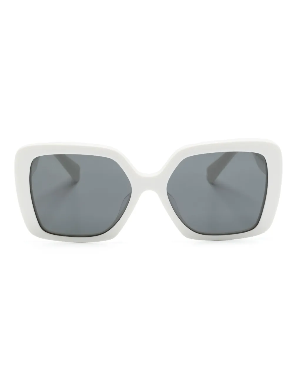 

Солнцезащитные очки Miu Miu Glimpse Miu Miu Eyewear, белый