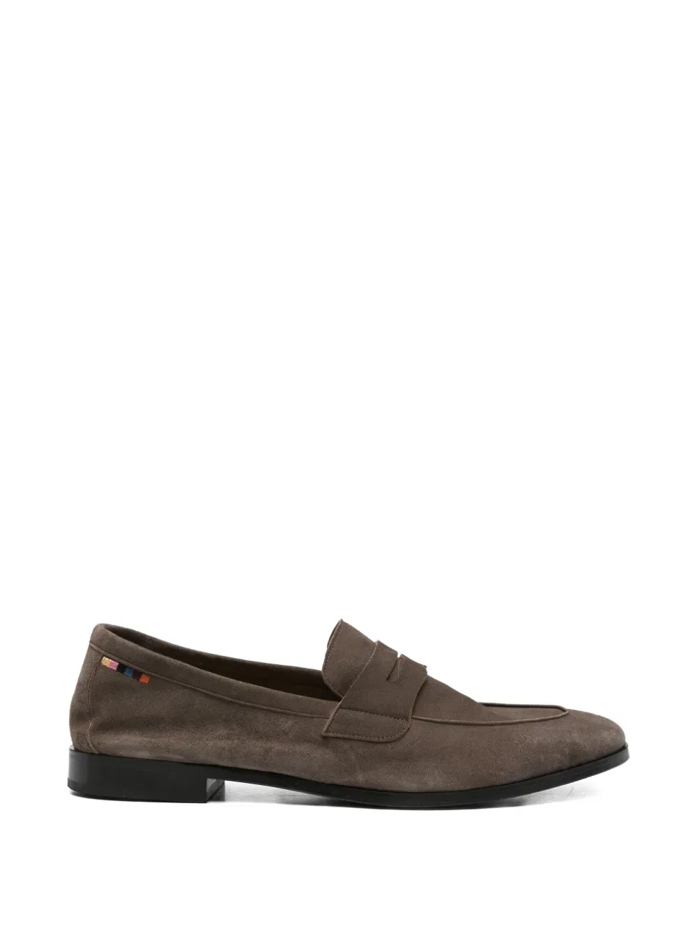 Замшевые лоферы Paul Smith, коричневый