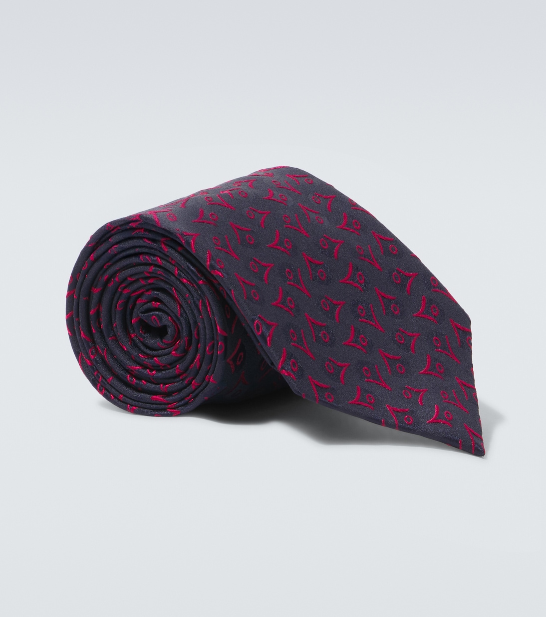 

Шелковый галстук Charvet, Navy Red