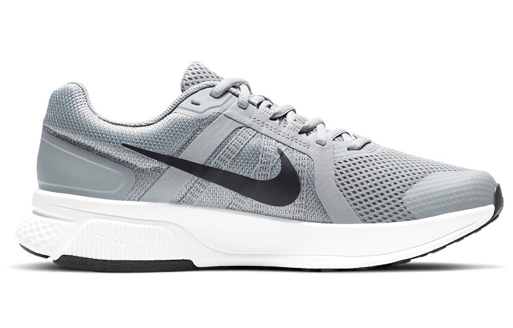 Кроссовки для бега Run Swift 2 мужские низкие серые/черные Nike — фото 2