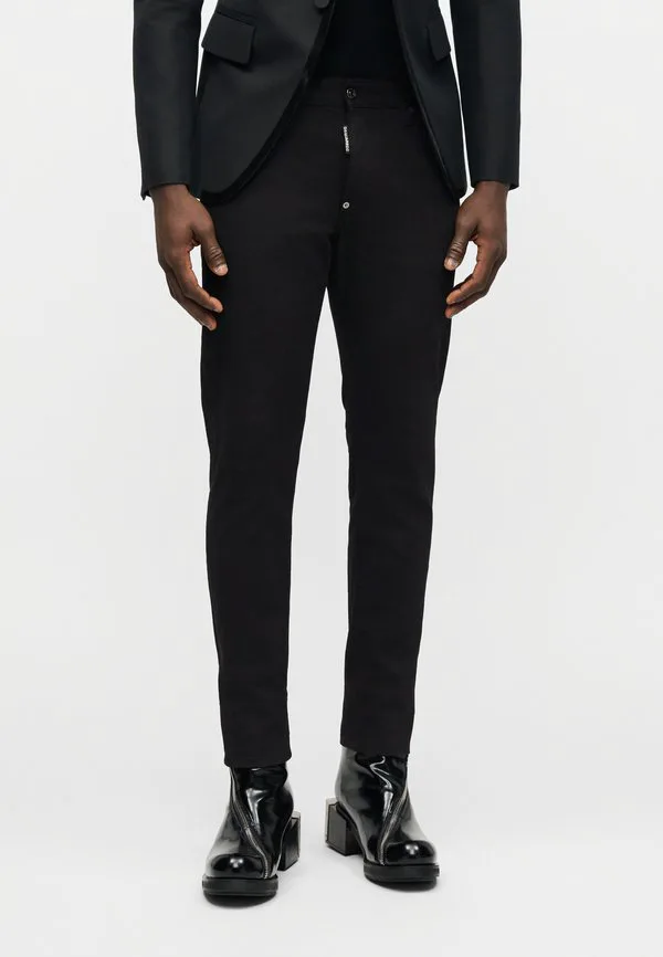 Джинсы-Скейтеры облегающего кроя Dsquared2, Black — фото 3