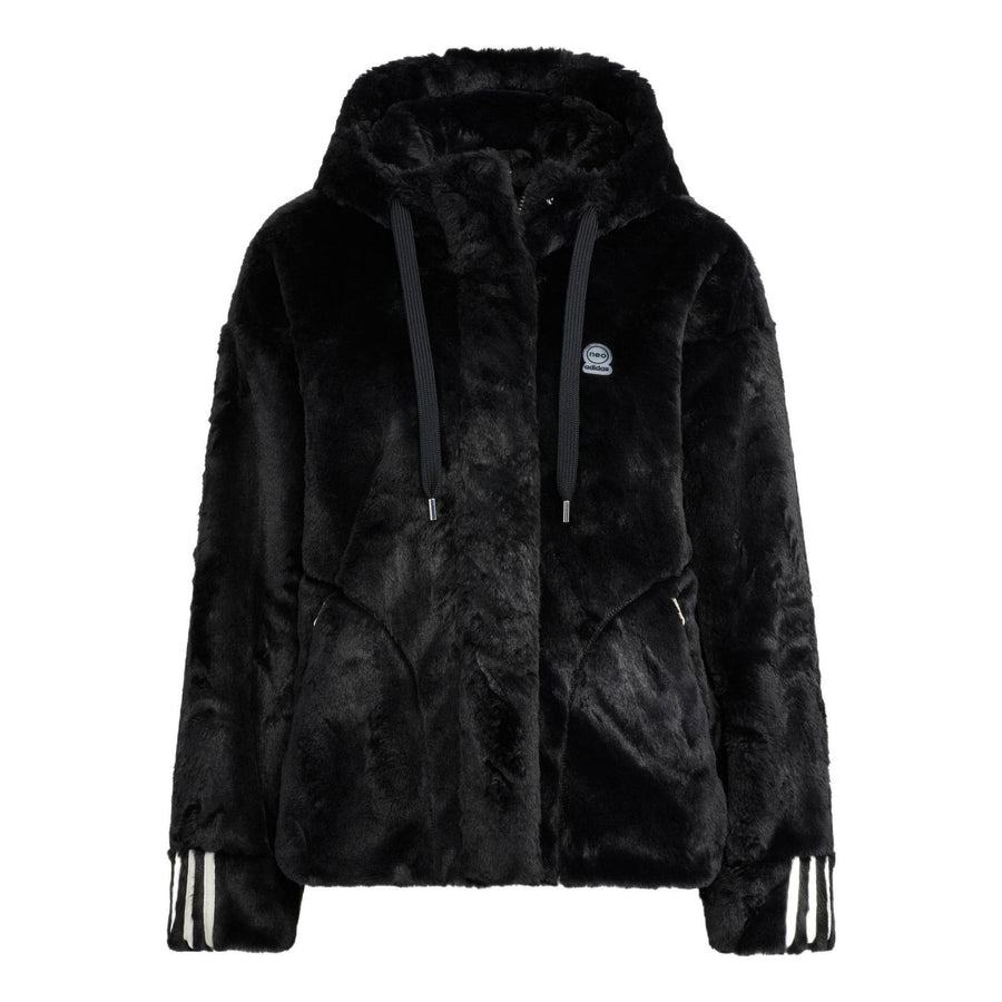 

Куртка (WMNS) adidas Neo Winter Fur 'Black', черный