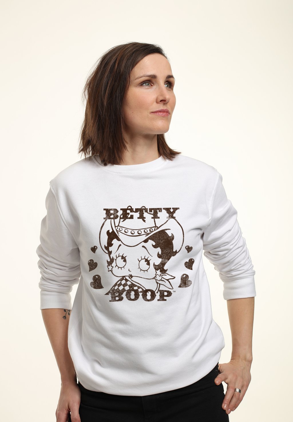 

Толстовка BETTY BOOP COW Henry Tiger, белый