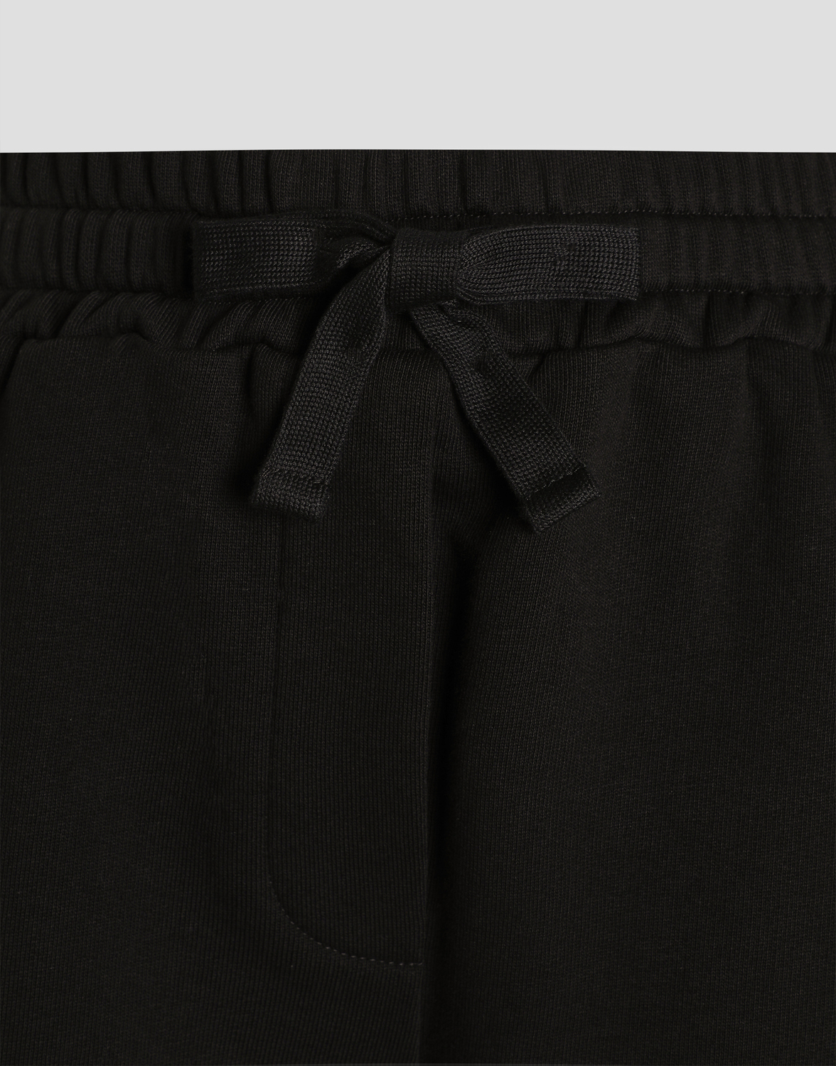 Флисовые шорты с вышивкой dg Dolce & Gabbana, черный — фото 2