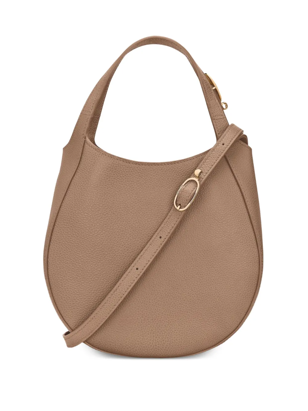 

Маленькая сумка из зернистой кожи Longchamp, нейтральный