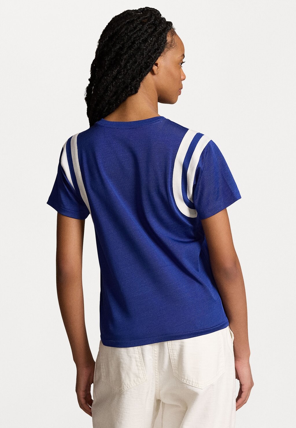 

Футболка с принтом LOGO JERSEY TEE Polo Ralph Lauren, синий