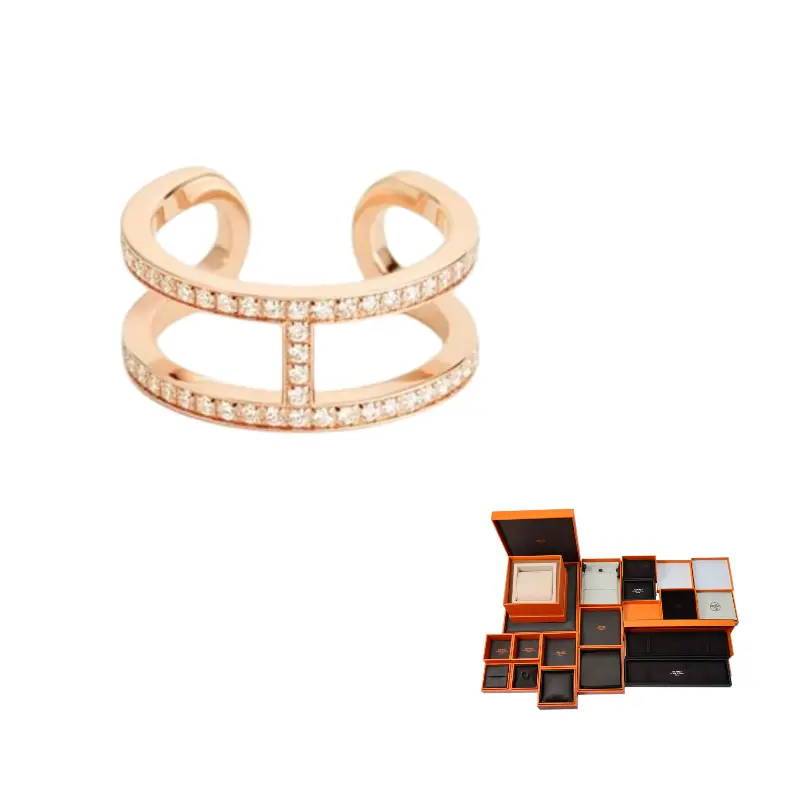 

Кольца Rose Gold 750 женские Rose Gold HERMES, розовое золото