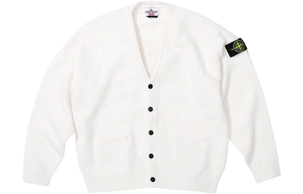 Stone Island X STONE ISLAND FW23 Совместный трикотаж унисекс Supreme, черный — фото 2