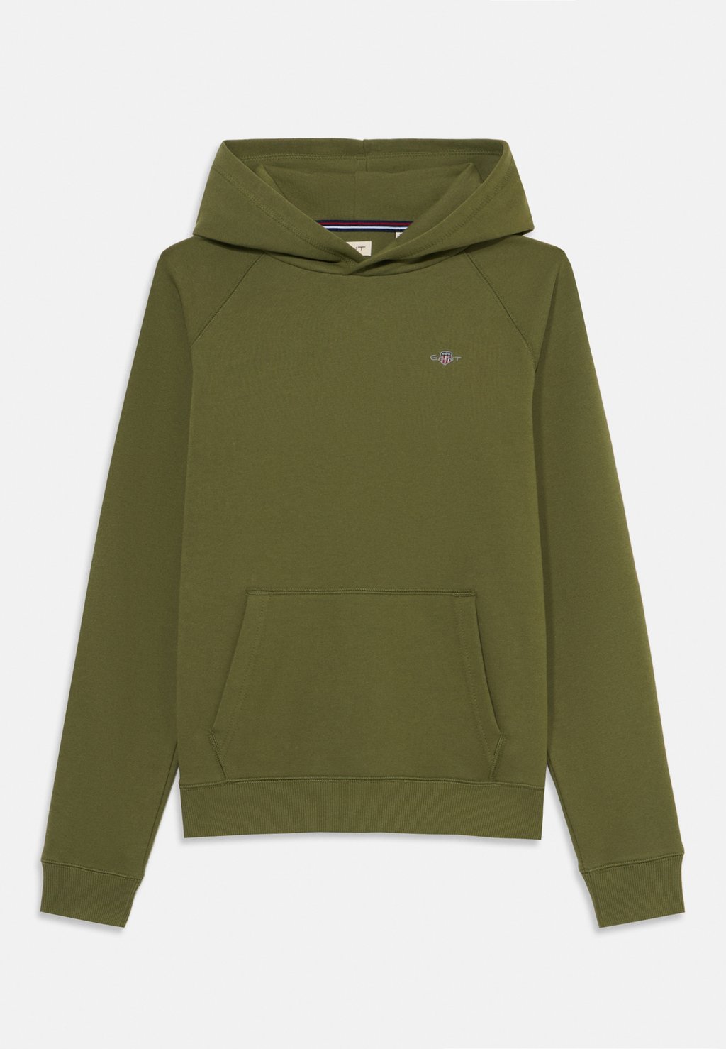 

Толстовка с капюшоном SHIELD HOODIE UNISEX GANT, оливковый
