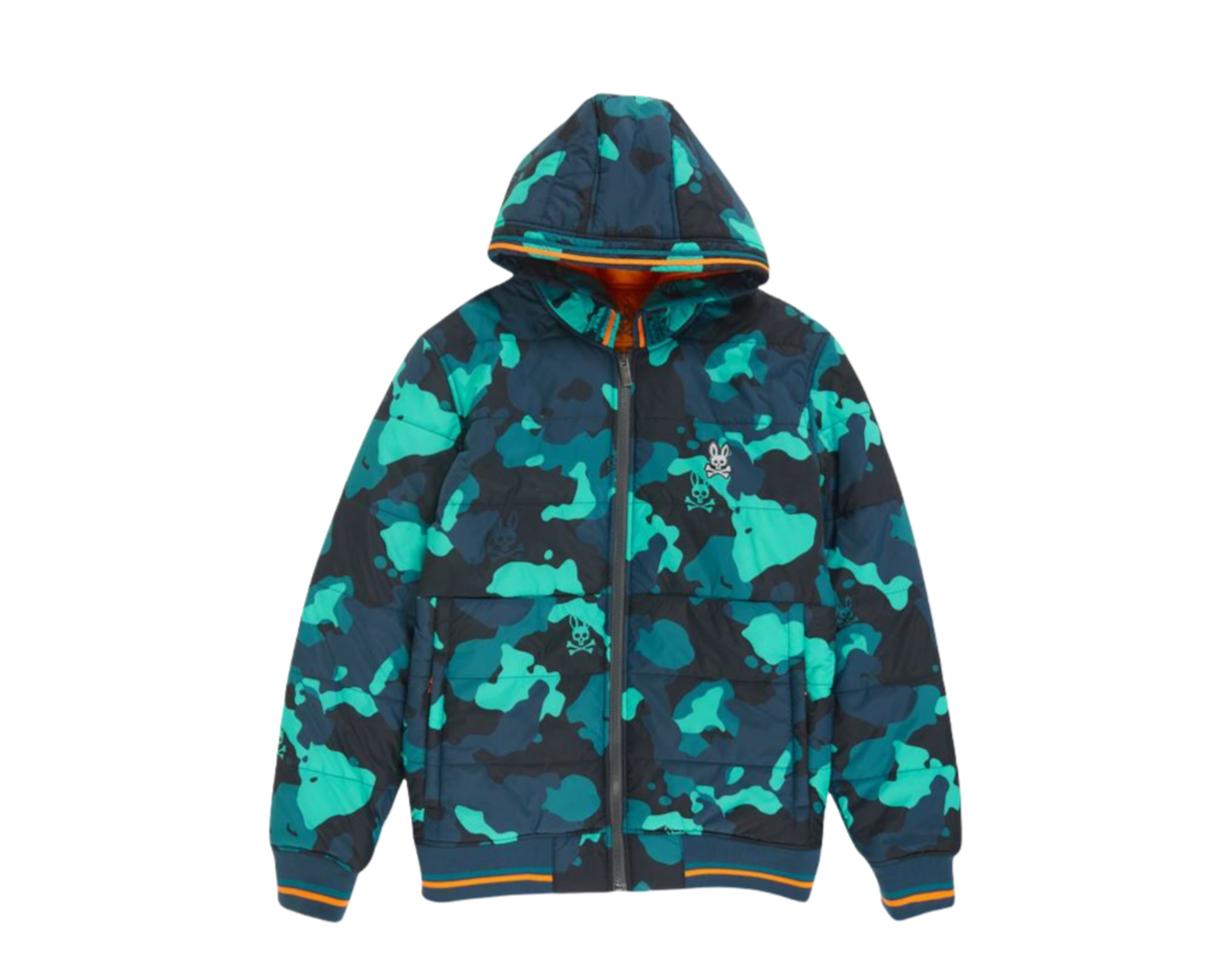

Куртка Psycho Bunny Urswick Camo Midnight Ocean B6N219Q1PO-MNA, зеленый