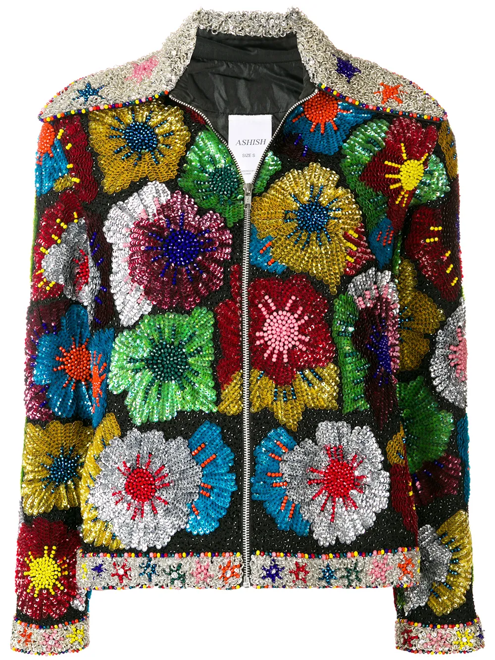 

Куртка с цветочным декором Ashish, черный