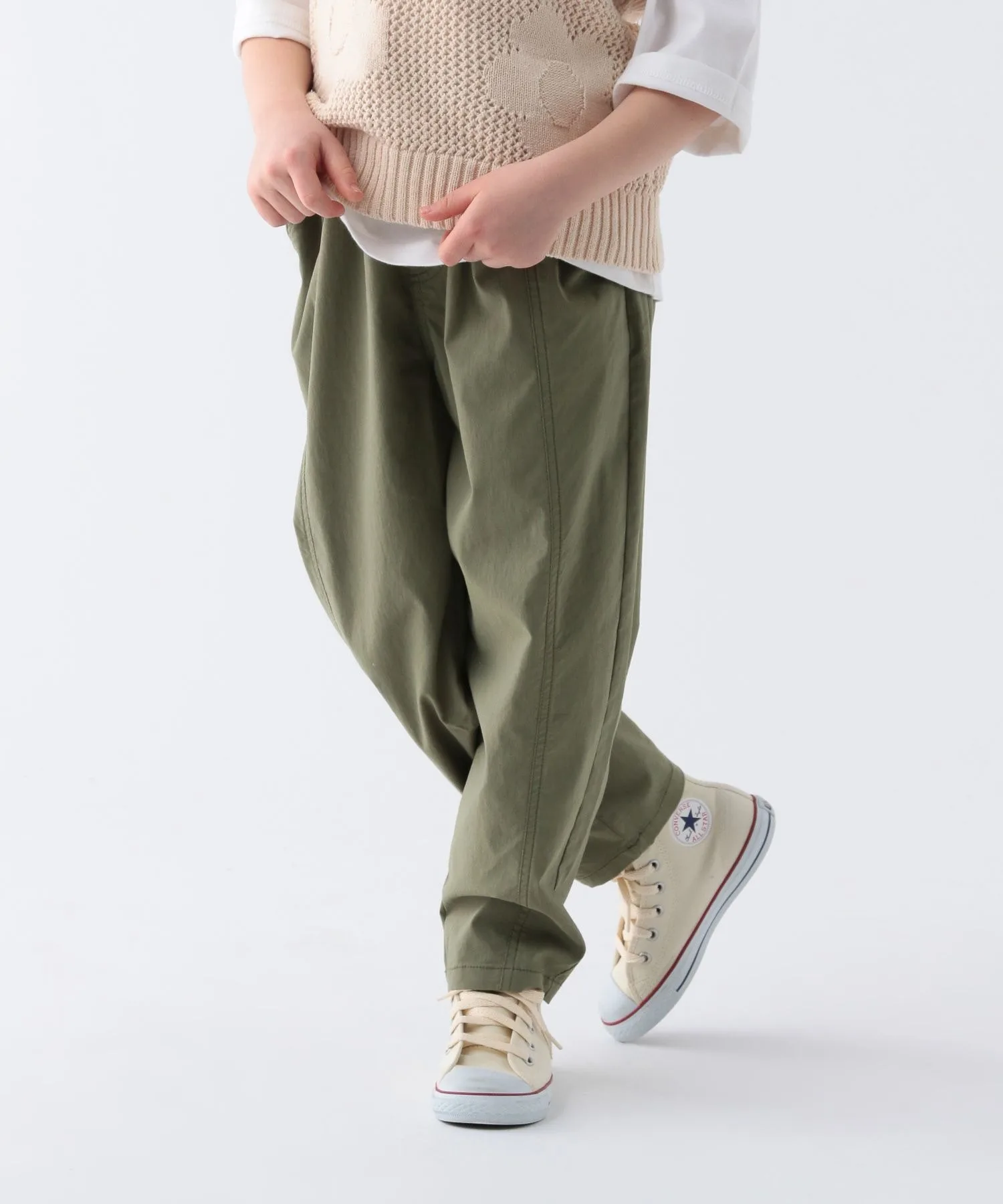 Детские штаны из смесовых тканей BAYFLOW Barrel khaki