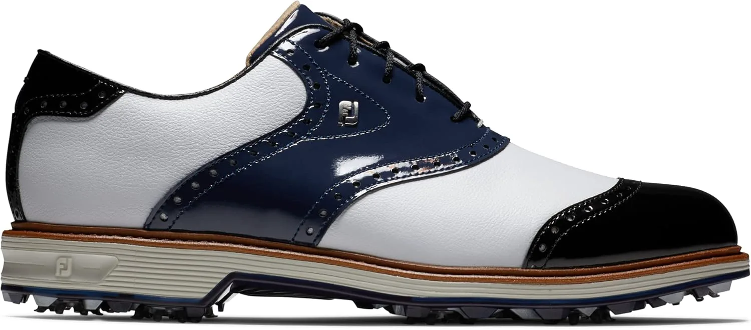 Мужские гольф-туфли FootJoy Premiere Series-Wilcox прошлых сезонов, белый/темно-синий/черный — фото 2
