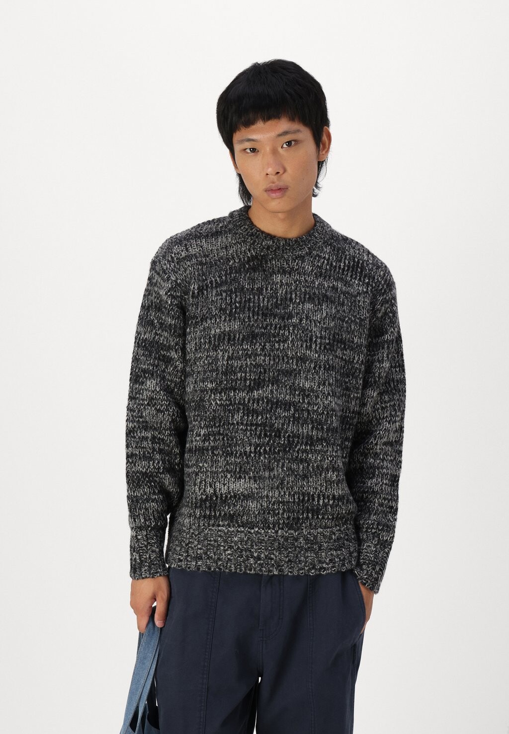 

Джемпер SLHPEPPER RELAXED MOCK NECK Selected Homme, темно-серый