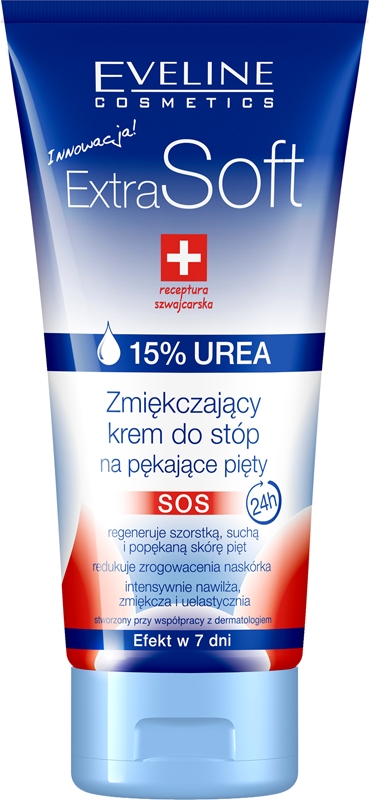 

Экстрамягкий смягчающий крем для пяток и ступней Eveline Cosmetics, 100 мл