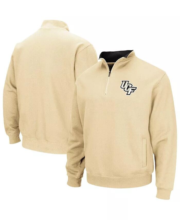 

Мужской золотой свитшот с молнией без четверти UCF Knights Tortugas Colosseum